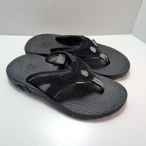 TEVA Sandals Thick Strap Flip Flops Molded Sole Camping Boating Trail Women's 10